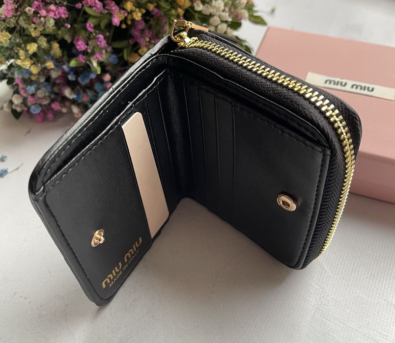 Кошелек маленький миу розовый, черный, голубой