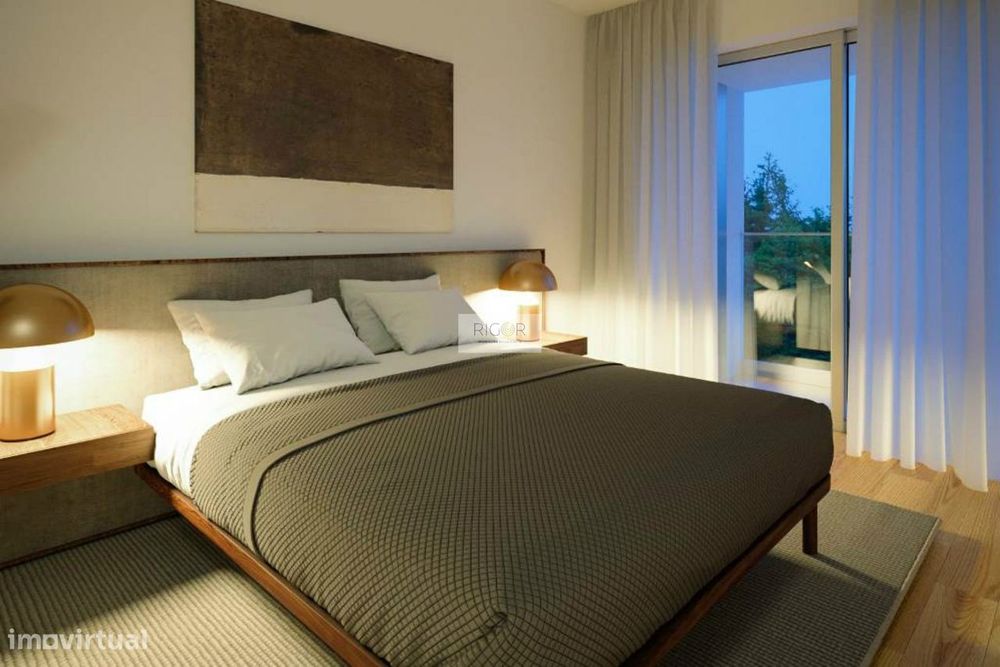 Apartamento T1+1 com garagem e arrumo em construção em Pedrouços