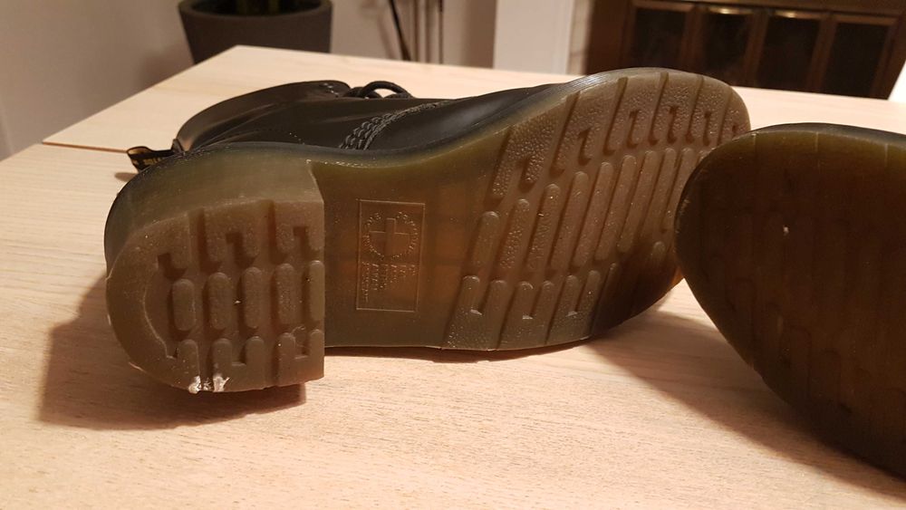 Bota de couro Dr. Martens