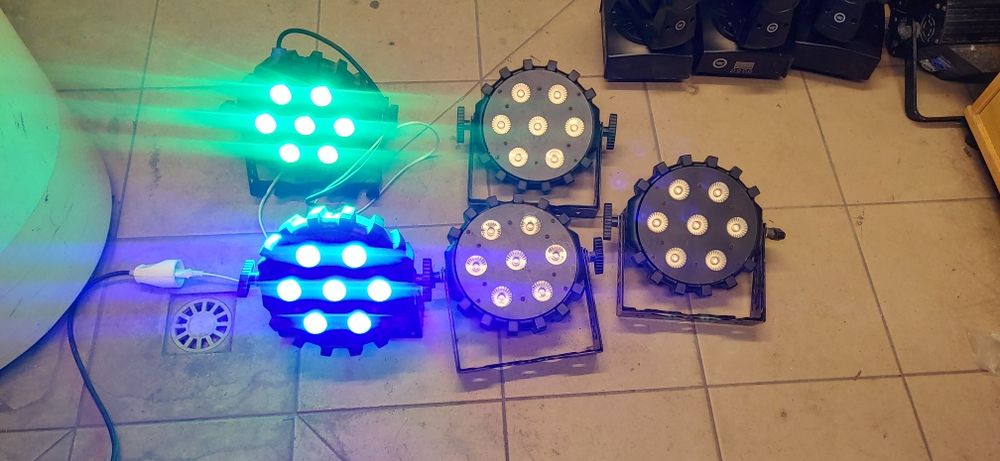 Zestaw kolorofonów na scenę DMX.