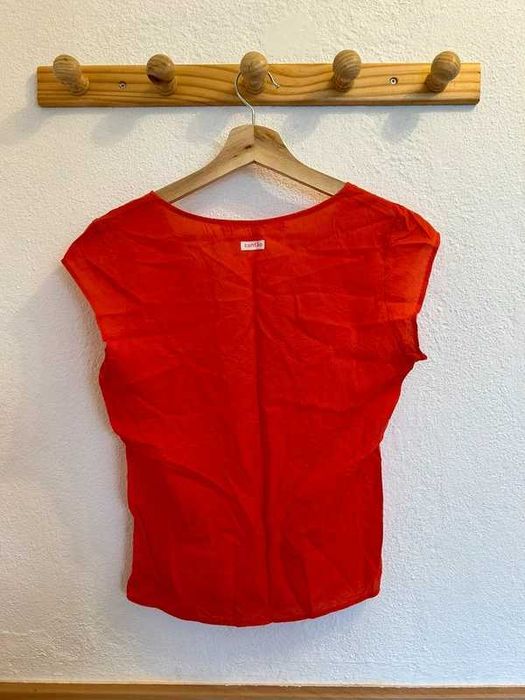 Blusinha coral Cantão