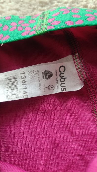 Cubus spodnie legginsy wełniane 134/140