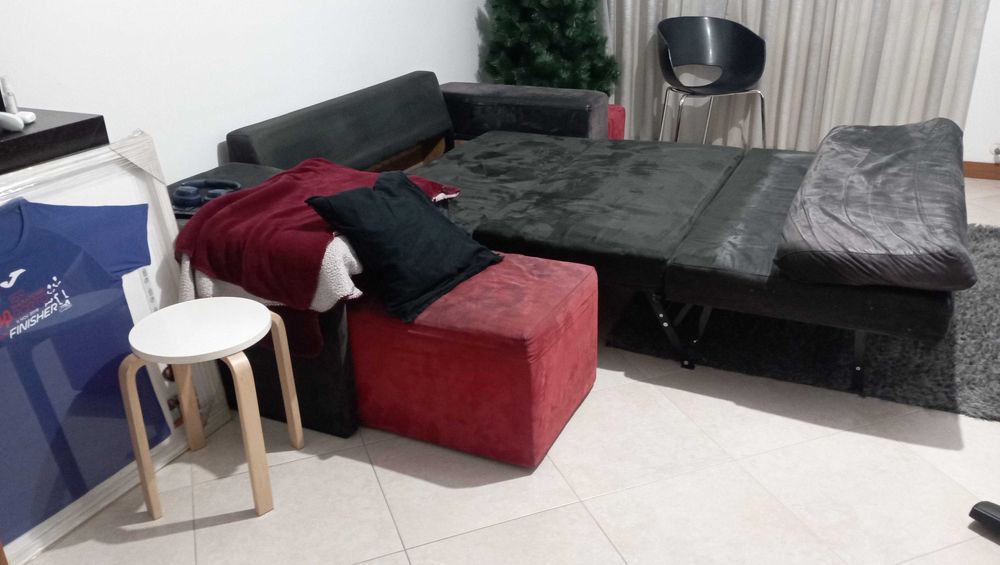 Sofá-Cama confortável e de abertura fácil