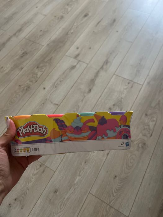 Пластилін hasbro play doh пластилин плейдо 4шт по 448гр