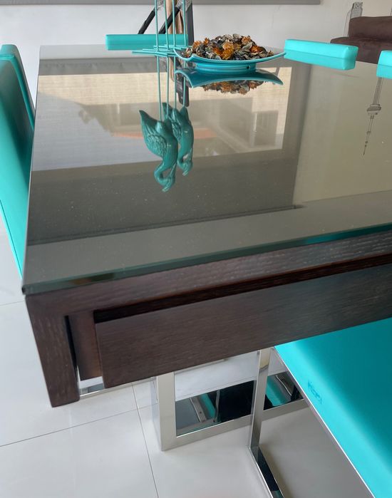 Conjunto mesa de jantar+ 6 cadeiras