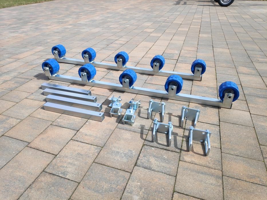 Płozorolki, rolki podlodziowe , kilowe do przyczepy