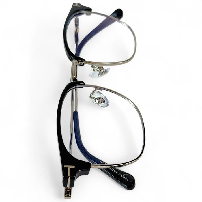 Okulary Do Komputera Blue Light Nerdy Czarny Srebrny Unisex