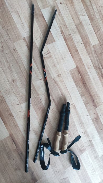 Kijki trekkingowe nowe nieużywane niekompletne Evi sport