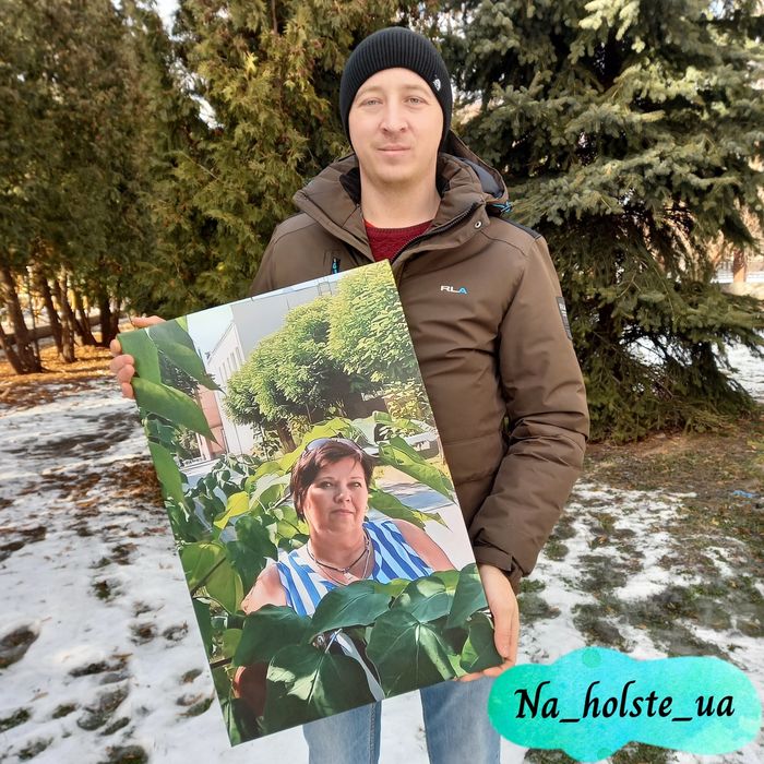 Фото картина на холсті, полотні. Печать портретов. Друк фото