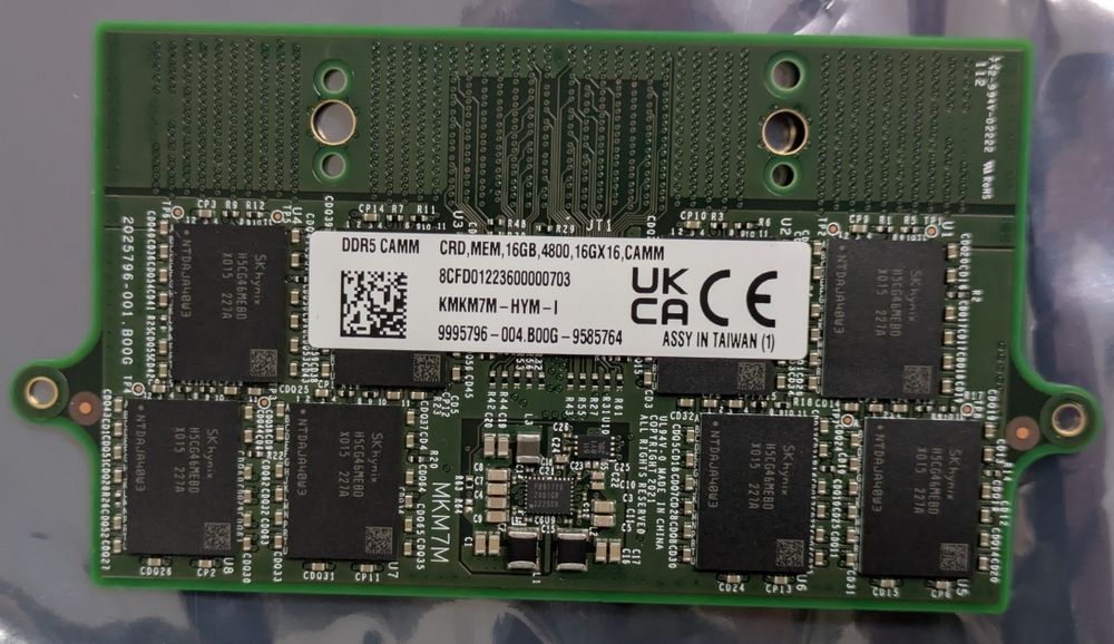 Módulo DELL CAMM DDR5 16GB PC5-4800