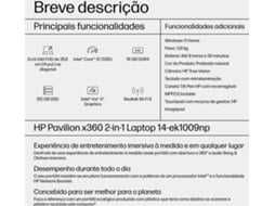 Portátil HP Pavilon 365 Laptop com caneta