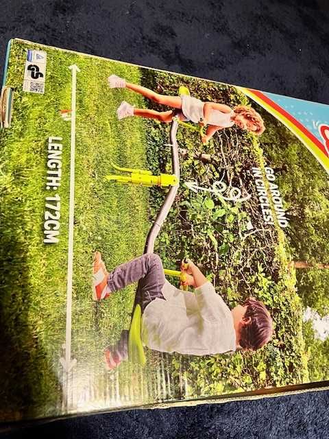 Huśtawka ogrodowa 2w1 huśtawka + karuzela 360 NOWA Dla dzieci