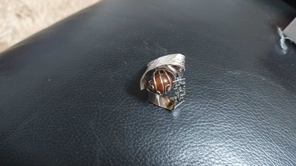 Anel em prata ajustável