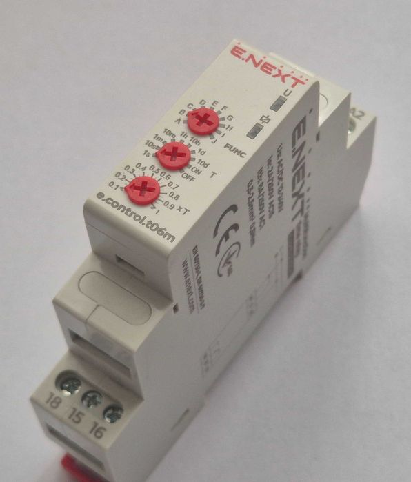 Wielofunkcyjny przekaźnik czasowy e.control.t06m