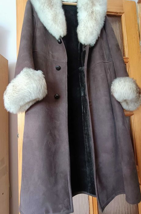 Oryginalne naturalne futro z barana