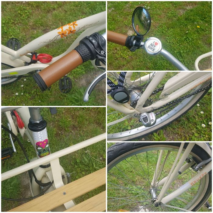 Stylowy rower miejski Neuser Hawaii + koszyk wiklinowy GRATIS