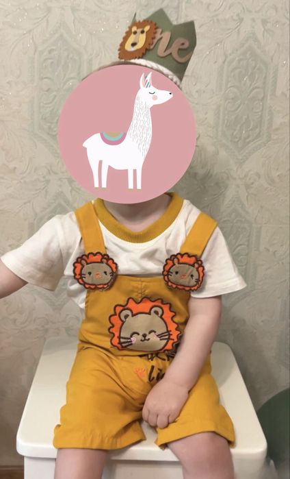 дитячий святковий костюм на 1 рочок фотосесія лев