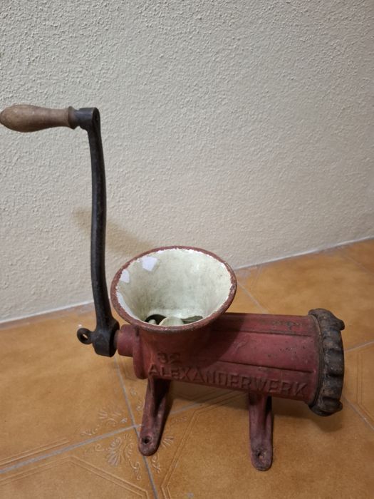 Trituradora de Carne de talho antigo