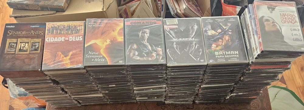 180 dvd's selados