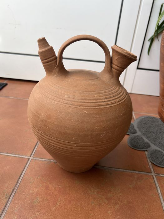 Cantara antiga barro decoracao