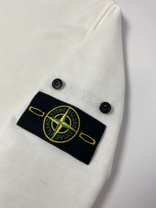 Чорна кофта Стон Айленд Зіп світшот Stone Island Свитшот Стонік SI