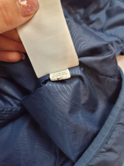 Kurtka męska pikowana granatowa bez kaptura rozmiar L Nike