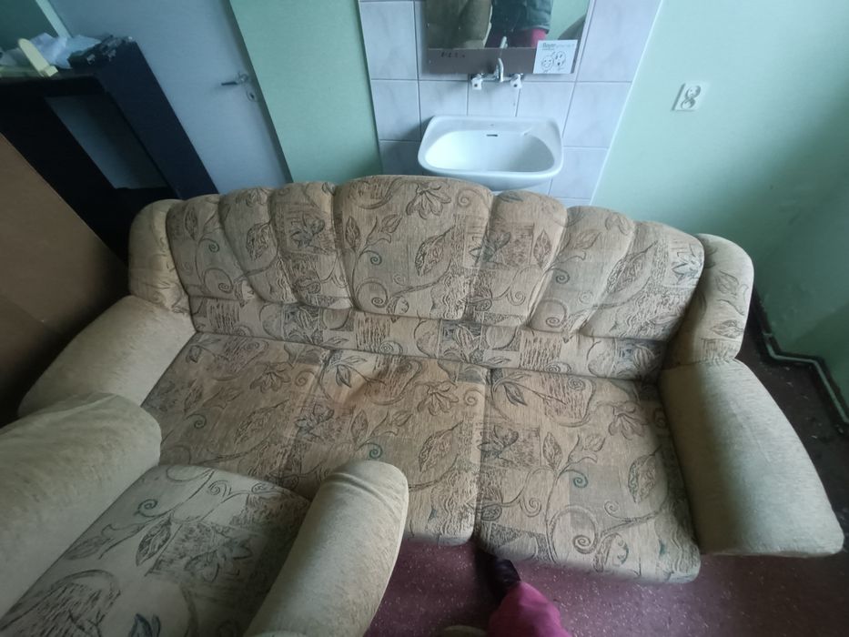 Komplet wypoczynkowy kanapa + 2 fotele