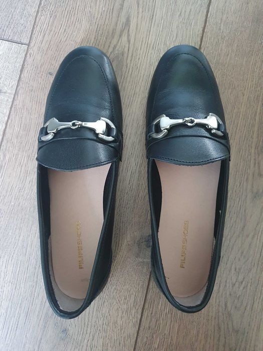 Lordsy półbuty skórzane Filipe czarne r. 39 nowe