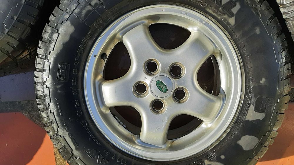 4 Pneus + 4 Jantes Land Rover Discovery 2 / P38 GENERAL GRABBER 255/65