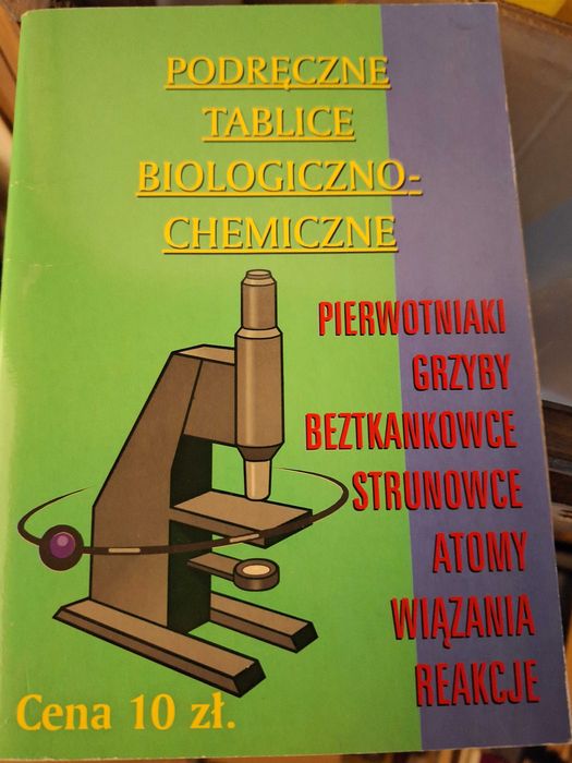 Podręczne tablice biologiczno - chemiczne