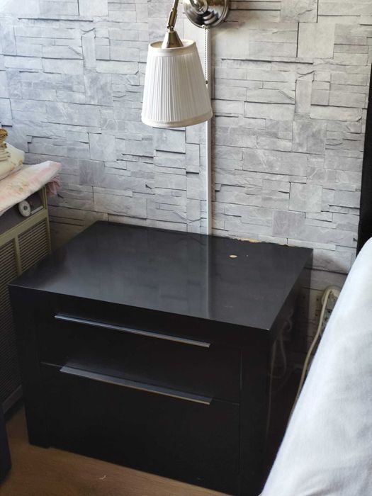 Conjunto de 2 Mesas de Cabeceira com Design Moderno