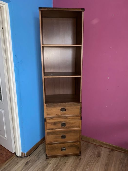 Regał Indiana Black Red White