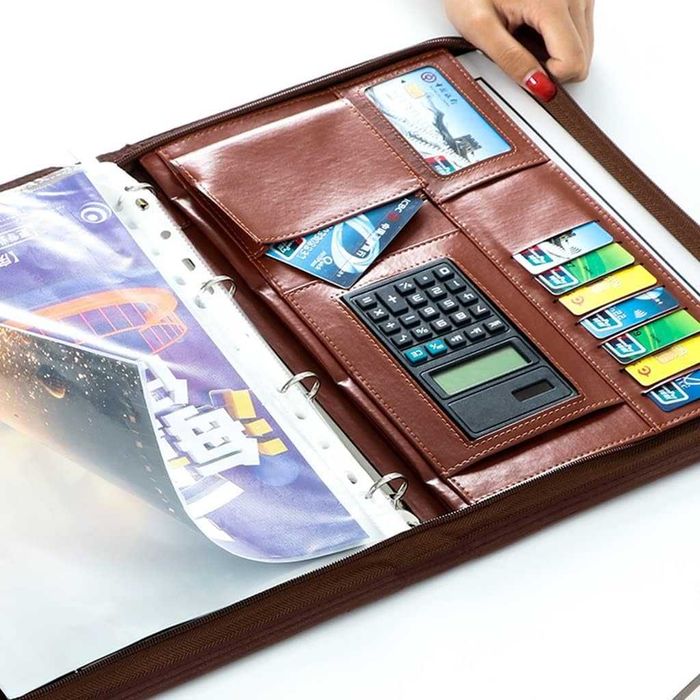 Nowa teczka A4 / etui na dokumenty /organizer /folder / aktówka !W128!