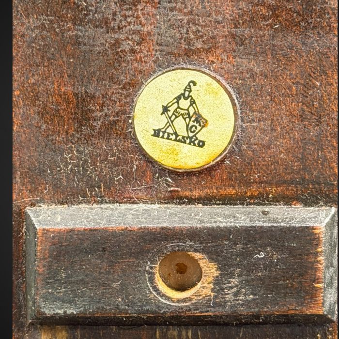 Drewniany młynek do przypraw pieprzu soli Bielsko PRL B61/012604