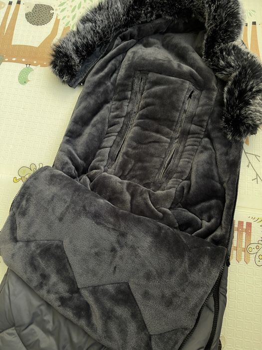 Теплий конверт Bair Canada grapfite на коляску сани