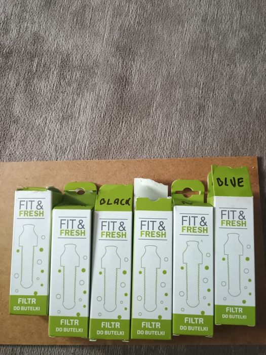 Nowe filtry fit frresh z gwintem do butelek .
