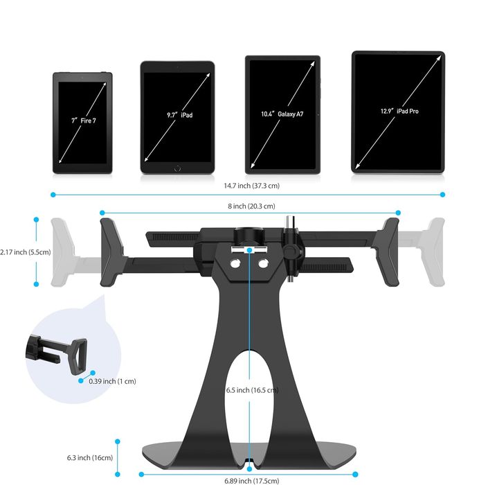 AboveTEK Anti Theft Tablet Stand Uchwyt Zabezpieczający POS