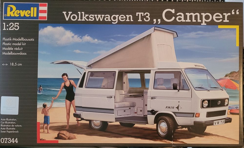 Revell 1:25 VW T3 Camper Kit modelismo