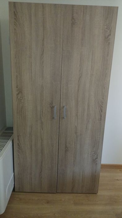 Roupeiro 2 portas carvalho 104x191x53 cm One