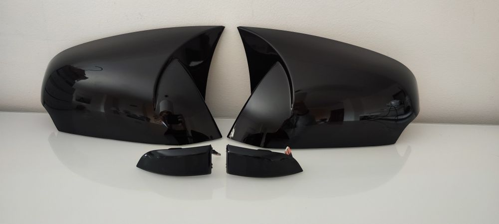 Conjunto de capas de espelhos + piscas led dinâmicos Renault Megane 3