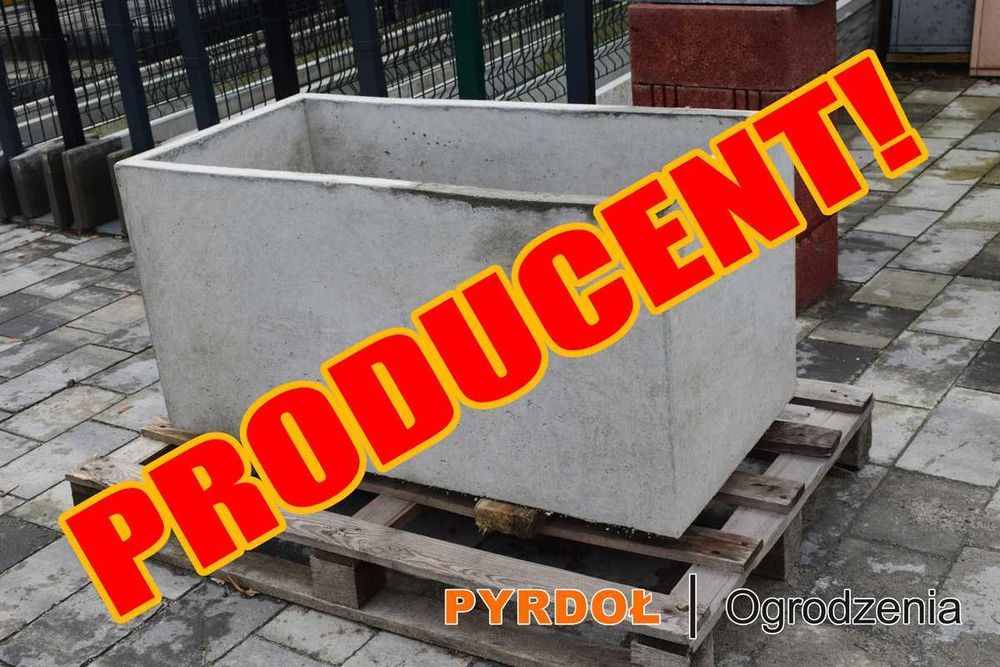 Donice betonowe 100X50X50 CM     450 ZŁ