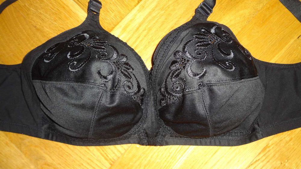 Biustonosz M&S 85D/38D bez fiszbin jak doreen, bawełna
