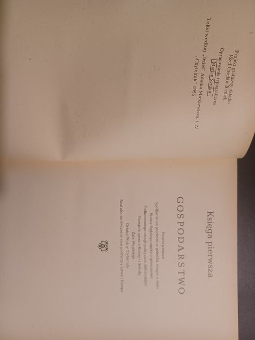 Adam Mickiewicz „Pan Tadeusz” – piękne wydanie 1987, twarda oprawa