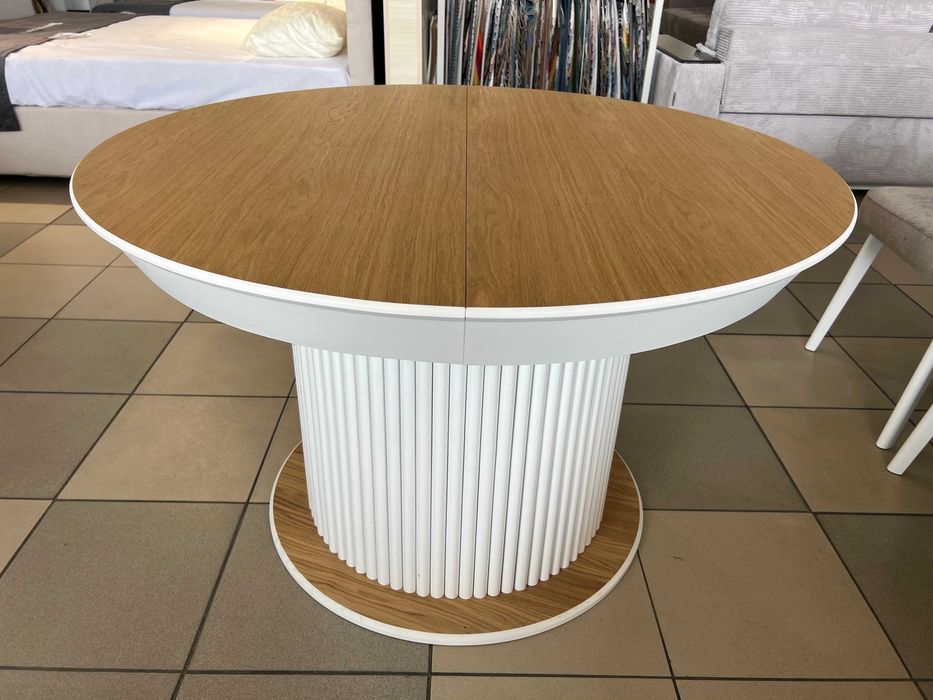 Стіл Лорі круглий розкладний на кухню для кухні кухонний у вітальню