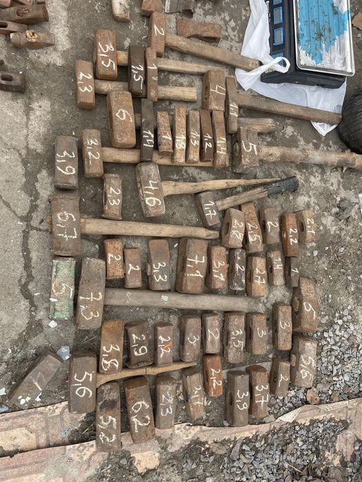 Кувалды , ключи рожковые/трубные, молотки