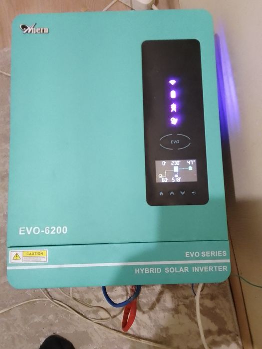 Гибридный инвертор Anern AN-SCI-EVO-6200 (WI-FI), 48 В, 6200 Вт