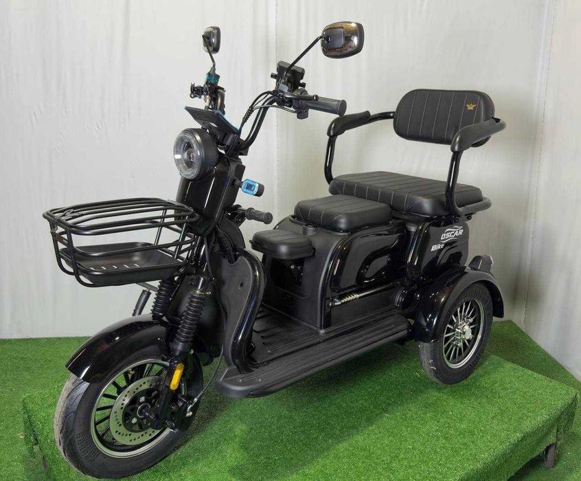 Електротрицикл  Электротрицикл Oscar Bike 1200W (2026) Скутер 3 колеса