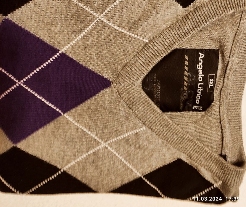 Angelo Litrico 3XL bawełniany sweter męski