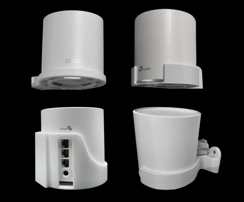 Suporte de Parede compatível com varios TP-Link Deco (Wi-Fi Mesh)
