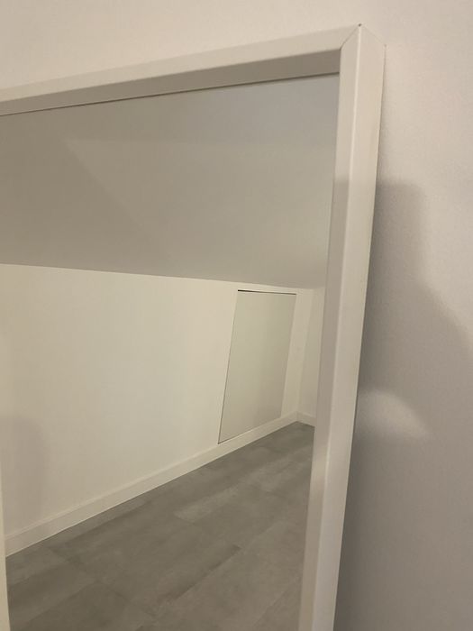 Espelho de Parede Grande com Moldura Branca (149x65 cm)